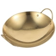 thumbnail image 4 of Stainless Steel Wok Pan Fry Pan Chinese Cooking Pan Honeycomb Structure Hot Pot, 4 of 9