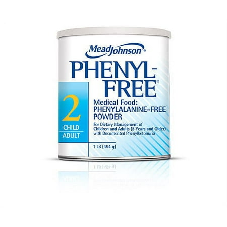 Enfamil Phenyl-Free 2 Metabolic Powder, for Infants, Toddlers, Chidlren, and Adults with Phenylketonuria (PKU), 1 lb Can