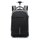 thumbnail image 1 of Mochila con ruedas para computadora portátil Mochila grande con ruedas negra Mochila de viaje Bolsas de negocios Maleta Hombres Mujeres Grandes, 1 of 5