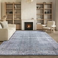 thumbnail image 5 of SAFAVIEH Tucson Leland Traditional Machine Washable Area Rug, 5' x 8', Green Blue/Beige, 5 of 15