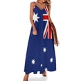 thumbnail image 1 of Bandera australiana - Vestido vertical sin mangas vestidos para mujer vestido de verano, 1 of 7