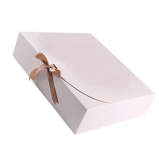 Cateissary Cajas de regalo de 5 uds., caja de papel kraft/negro/blanco/rojo para embalaje de San Valentín Kits de decoración para fiestas