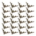 thumbnail image 1 of HONITANO 48Pcs Golden Metal Book Corner Protectors Antique Design Decorative Frame Angle Covers, 1 of 6