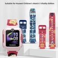 thumbnail image 2 of Correa de silicona con estampado de dibujos animados para reloj infantil Huawei 5 Life Version Accesorios inteligentes adecuados para niños, 2 of 4