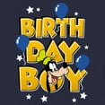 thumbnail image 2 of Toddler's Mickey & Friends Goofy Birthday Boy Graphic Tee Navy Blue 5T, 2 of 3