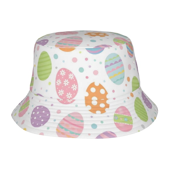 Easter Eggs Fisherman's Hat Lightweight and Breathable Sun Hat Suitable for Both Men and Women