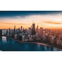 Cityscapes - Chicago, Illinois Wall Poster, 14.725" x 22.375"