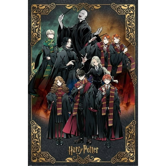 Harry Potter Wizard Dynasty - Manga Style Poster (Characters) (Size: 24" x 36")