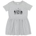 thumbnail image 3 of Inktastic Camping Summer Trip Live Love Camp Girls Toddler Dress, 3 of 5