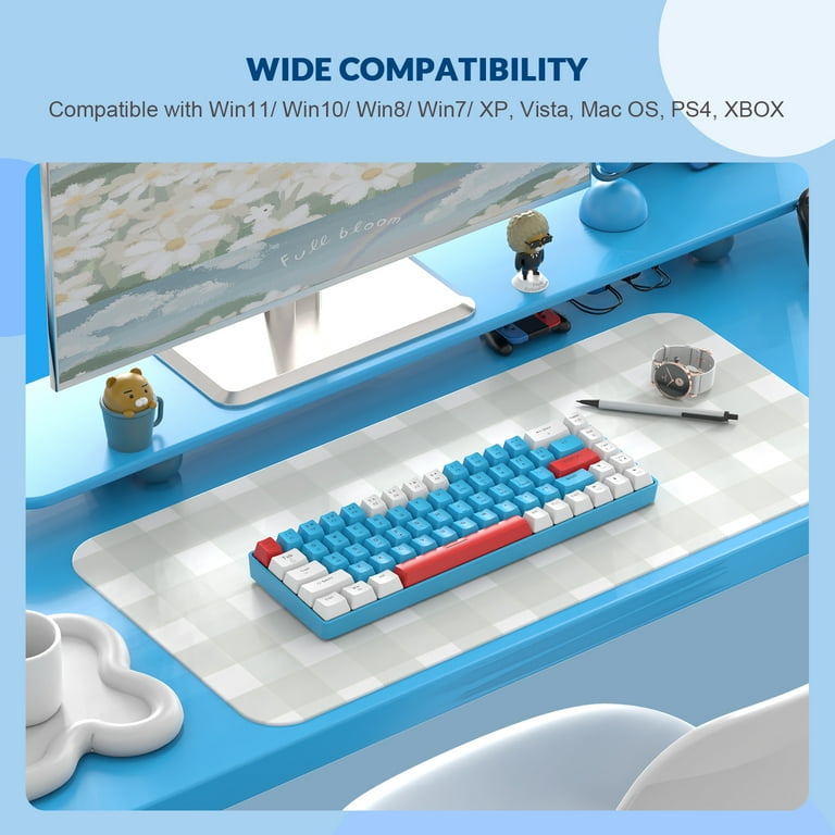 ZIYOU LANG RK-T8 Wired 65% Mechanical Gaming Keyboard with