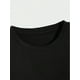 thumbnail image 5 of Camiseta con estampado de rosas de la Torre Eiffel para mujer, cuello redondo, informal, de algodón puro grueso, ideal para adultos, hombres, mujeres, adolescentes y jóvenes., 5 of 7