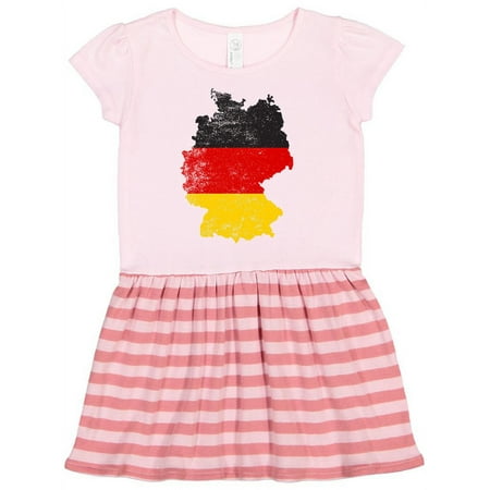 

Inktastic German Map Flag Gift Toddler Girl Dress
