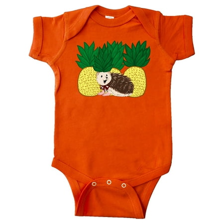 

Inktastic Pineapple Hedgehog Gift Baby Boy or Baby Girl Bodysuit
