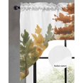 thumbnail image 2 of Forest Swag Valances for Windows, Small Curtains Drapes, Fall Farmhouse Watercolor Tree Nature Scenery Kitchen Window Curtains Over Sink Window Treatment Valance for Bedroom/Bathroom 56"x36", 2 of 5