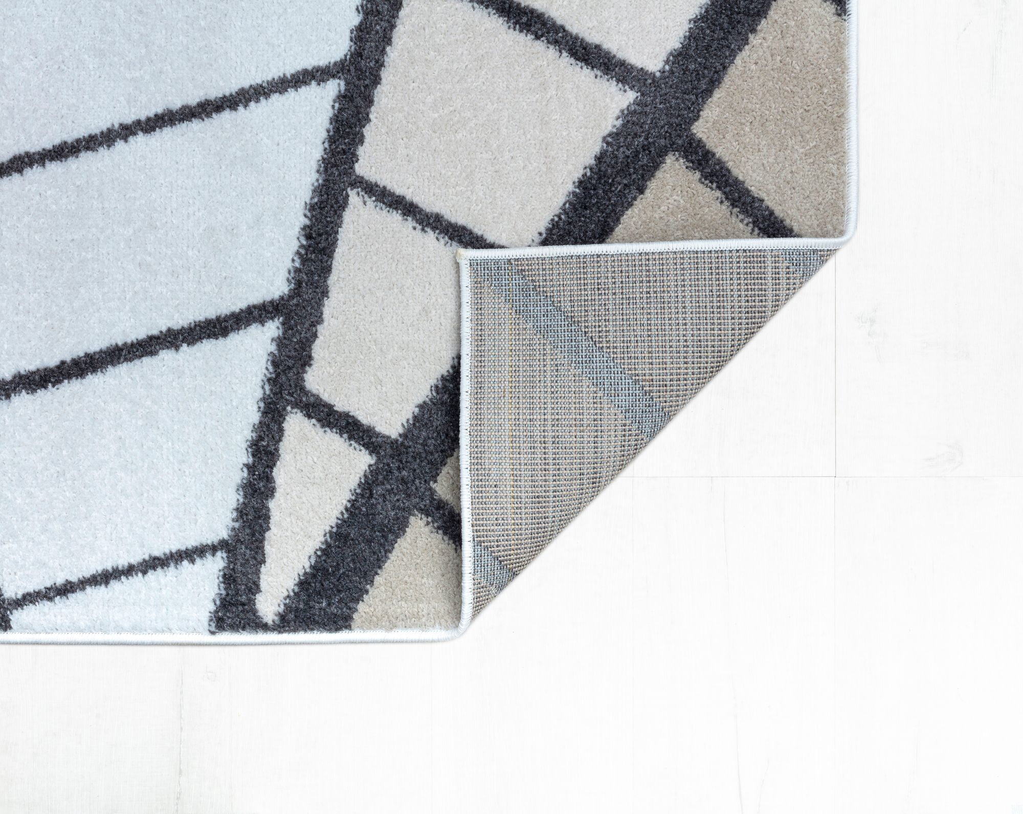 Mason Brooks Azure AZ45A Heron Plume Geometric Contemporary Tan Area Rug, 8'3" X 10'0"