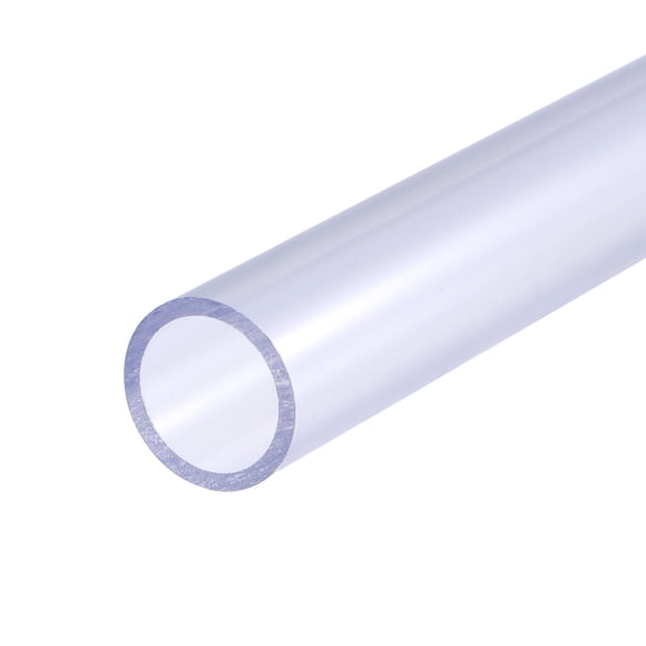 Unique Bargains 20mm ID x 25mm OD 0.5m Clear PVC Pipe Rigid Water Pipe
