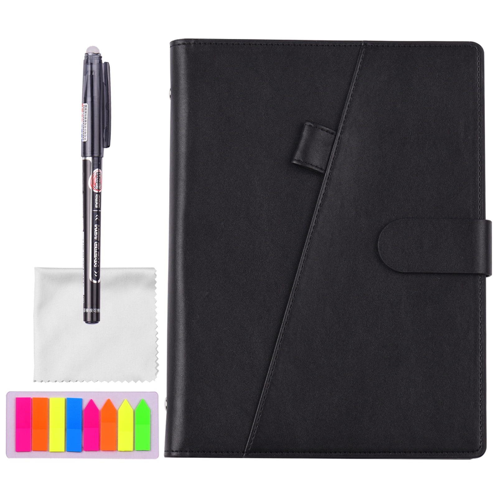 A5 50 Sheet with Erasable Pen Cloth Office Erasable Reusable Smart Notebook AU 