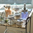 thumbnail image 4 of 6 Pack Glass Bathroom Accessories Set, Clear Mason Jar Accessories, Apothecary Jars, Toothbrush Holder, Lotion Soap Pump Dispenser YE395.017, 4 of 4