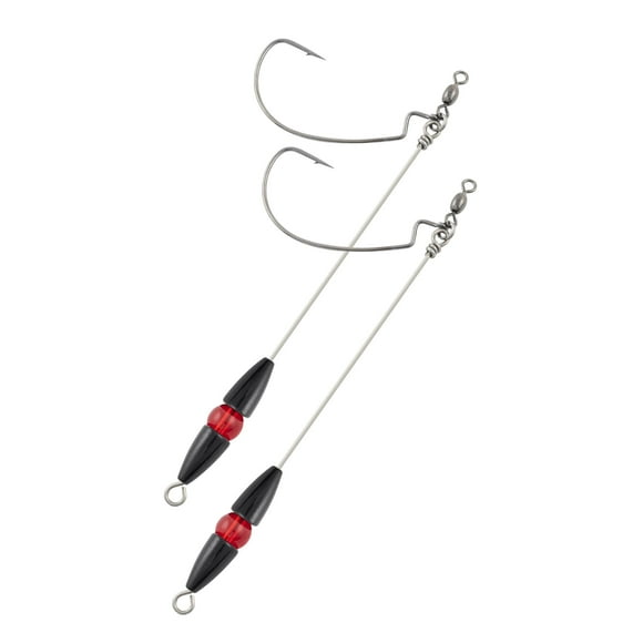 Matzuo America Tokyo Rig 1/4oz 4/0 Nickel Noir 2pk