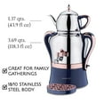 thumbnail image 6 of Korkmaz Hanedan A843-04 Stainless Steel Samovar, Inox, Rosegold 110 V US Plug, 6 of 7