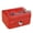 Red, variant on Soumake Mini Cash Box With Security Lock And Two Keys Compact Shock-Proof Portable Multi Compartments Deposit Petty Cash Cash Safe Metal Box Jewelry Precious Stuff Container