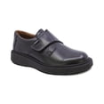 thumbnail image 1 of Zapato escolar Audaz para niño de piel en negro Igor con tira guresa de contacto, 1 of 5