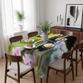 thumbnail image 6 of Flowing Water Zen Stones Table Cloth Waterproof Tablecloths, Modern Country Abstract Art Tablecloth Dining Table Cover for Kitchen Party Tabletop Outdoor, Rectangle Tablecloth 60x84 Inch, 6 of 9