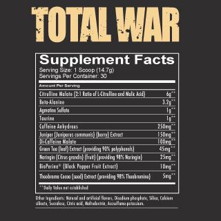 Redcon1 Total War Preworkout Green Apple Powder 30 Servings Walmart Com