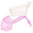 thumbnail image 4 of 1 Ensemble Chariot de Supermarché Modèle Chariots Panier de Rangement Décorations Mini Chariot de Courses, 4 of 8