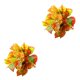 thumbnail image 1 of Ramo de Hojas Artificiales Inteprter Follaje Falso 2piezas No.06, 1 of 5