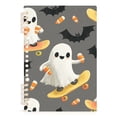 thumbnail image 7 of FORMRS 1-Subject Spiral Notebook 8" x 5" College Ruled 60 Refillable Sheet A5 Hard Cover, Cute Ghosts, 7 of 7