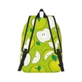 thumbnail image 2 of Rateoe Green Apple Pattern Canvas College Laptop Backpack,Travel Daypack,Durable Rucksack Travel Notebook Bag School Backpack Book Bag for Men Women-Small, 2 of 7