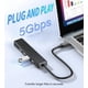 thumbnail image 5 of Hub USB C  4K/ PD100W/ USB 3.0 5Gbps puerto de datos/2 USB-A, estación de acoplamiento para computadora USB C Dock tipo C adaptador multipuerto para  Pro/Air, ,  17/16/15, 5 of 7
