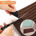 thumbnail image 4 of 1 Roll Large Semi Finished Outdoor Mat 16 x 79 Inch Narrow Door Mat Non Slip Boot Rugs Waterproof Carpet Roll for Bathroom Entryway Indoor Outdoor (Coffee), 4 of 7