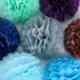 thumbnail image 2 of 5 piezas 10cm 20cm 30cm pompones papel bolas de flores para decoración de bodas kaili Sencillez, 2 of 2