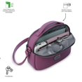 thumbnail image 5 of TOTTO Bolsa de Dama - Mujer Crossbody Bandolera SMOOTH LIRA vino Extra chica, 5 of 5