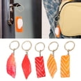 thumbnail image 6 of LICEWO Unique Food Theme Keychain Salmon Sushi Design for Students and Professionals, 6 of 16