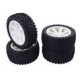 thumbnail image 3 of 2 Unids / Set RC Ruedas De Coche perfke Neumáticos De Llantas Compatibles 1/10 Blanco, 3 of 9
