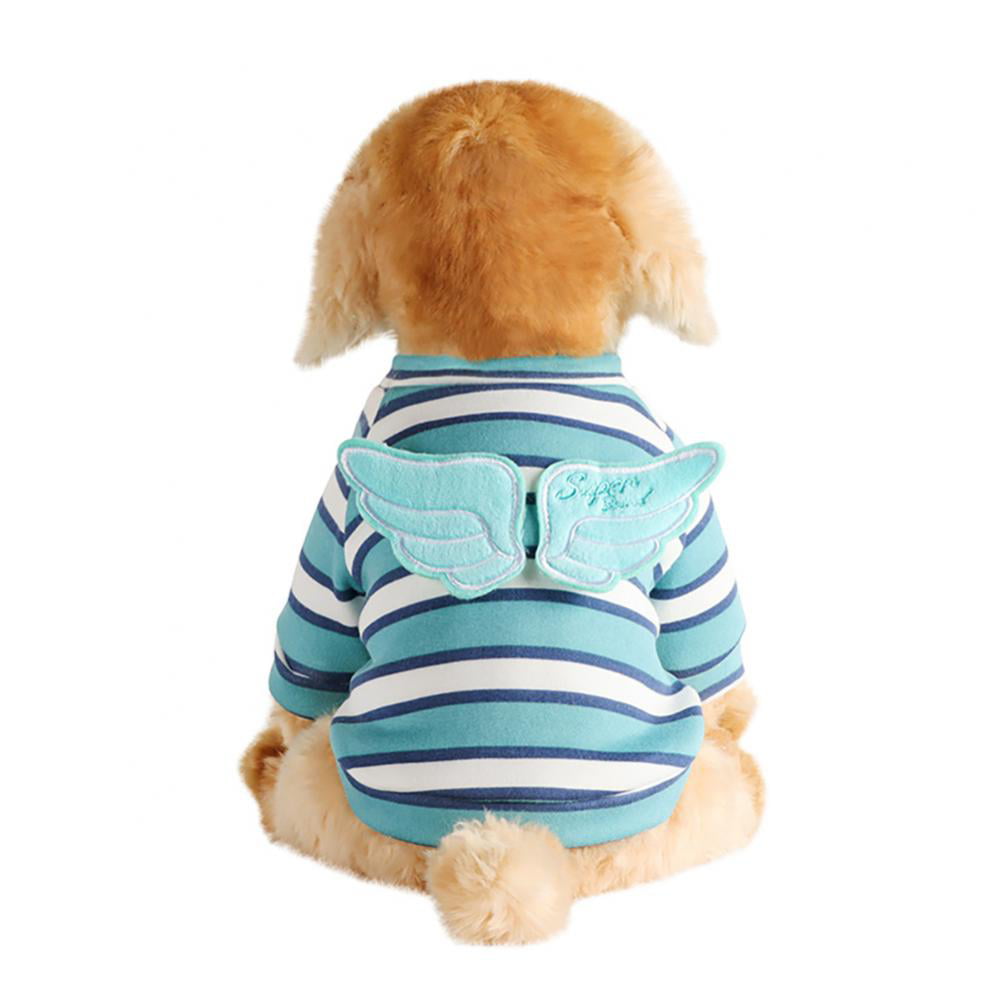 Brown /&White Stripe, L Turtleneck Stripes Pet Clothes Dog Wool Classic Sweaters