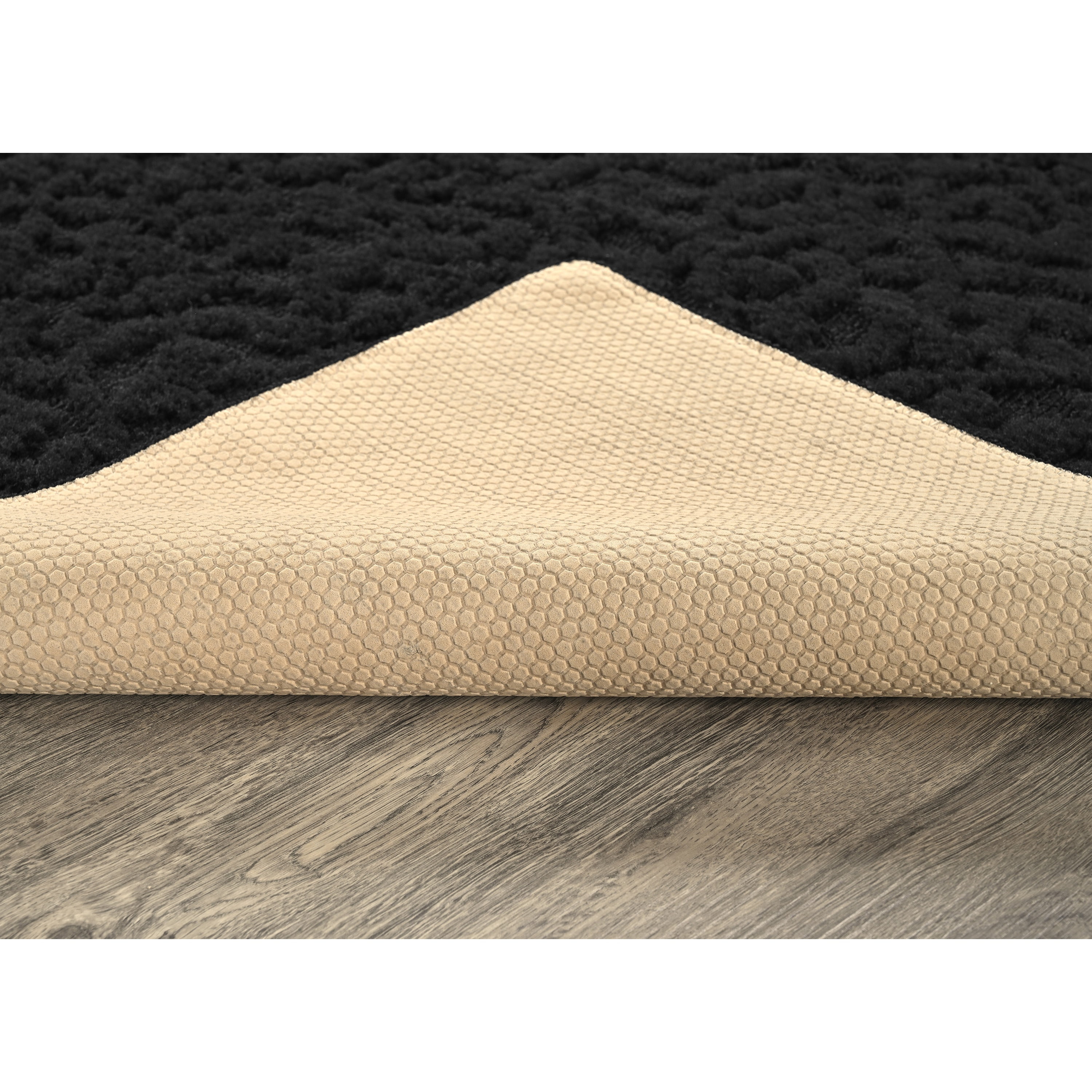 Garland Rug Ivy Indoor Rug Set, 3 Piece Set (5'x7', 3'x4', & 2'x5') Black