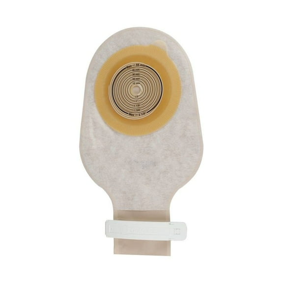 Assura® One-Piece Drainable Transparent Ileostomy Pouch, 10 Inch Length, 10 to 55 mm Stoma