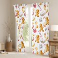 thumbnail image 3 of Homewish Macaron Candy Cane Black Out Curtains,Sweet Christmas Dessert Curtains Pack of 2 (42x63 Each),Cute Cartoon Gingerbread Man Bedroom Curtains For Boys Girls,Microfiber Bedroom Decor, 3 of 6