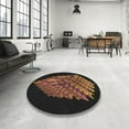 thumbnail image 4 of Ahgly Company Machine Washable Indoor Rectangle Transitional Brown Area Rugs, 8' x 12', 4 of 7