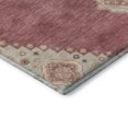 thumbnail image 3 of Addison Rugs Mayfield Premium Machine Washable Traditional Oriental Blush Round Rug, 8' x 8', 3 of 5