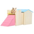 thumbnail image 4 of Hamster House Small Pet Wooden House Climb Foldable Rest for Small Pets, 4 of 8