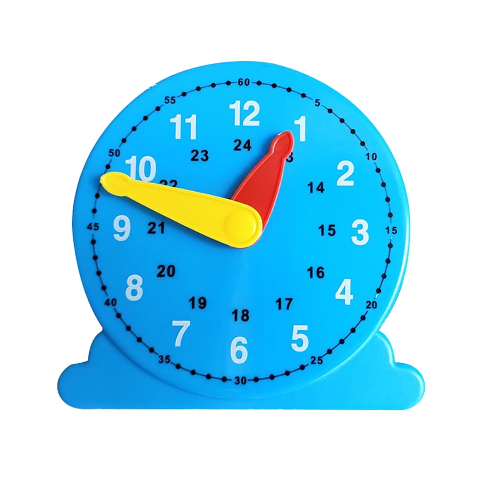learning resources 12-hour learning clock primary time teacher jr kids 