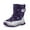 Cerulean Blue, variant on Lopsie WARMTUNE Girls Boys Snow Boots Winter Outdoor Waterproof Warm Slip Kids Snow Boots Outdoors Playing Children's Winter Shoes(Little Kid/Big Kid)