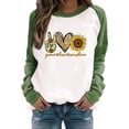 thumbnail image 1 of Gibobby Sudaderas con cremallera Sudadera sin capucha de manga larga con estampado de personalidad informal para mujer para otoño e invierno (Verde, S), 1 of 5