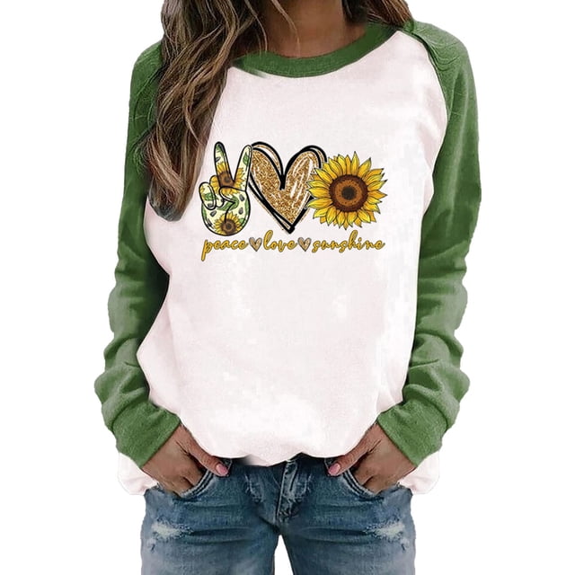 Gibobby Sudaderas con cremallera Sudadera sin capucha de manga larga con estampado de personalidad informal para mujer para otoño e invierno (Verde, S)
