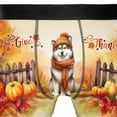 thumbnail image 4 of Happy Thanksgiving Alaskan Malamute Give Thanks Fall Beanie Scarf Welcome All Over Print Boxer Briefs Underwear for Men Dad Alaska Mal Dog Lovers Gifts - 00020, 4 of 6